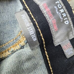 Torrid Black Skinny Jeans Premium Stretch